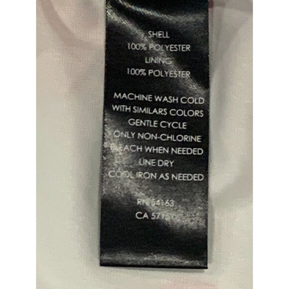 JH Jessica Howard Floral Sleeveless Shift Dress Lined Keyhole Pink Orange Sz 14 - Picture 9 of 16